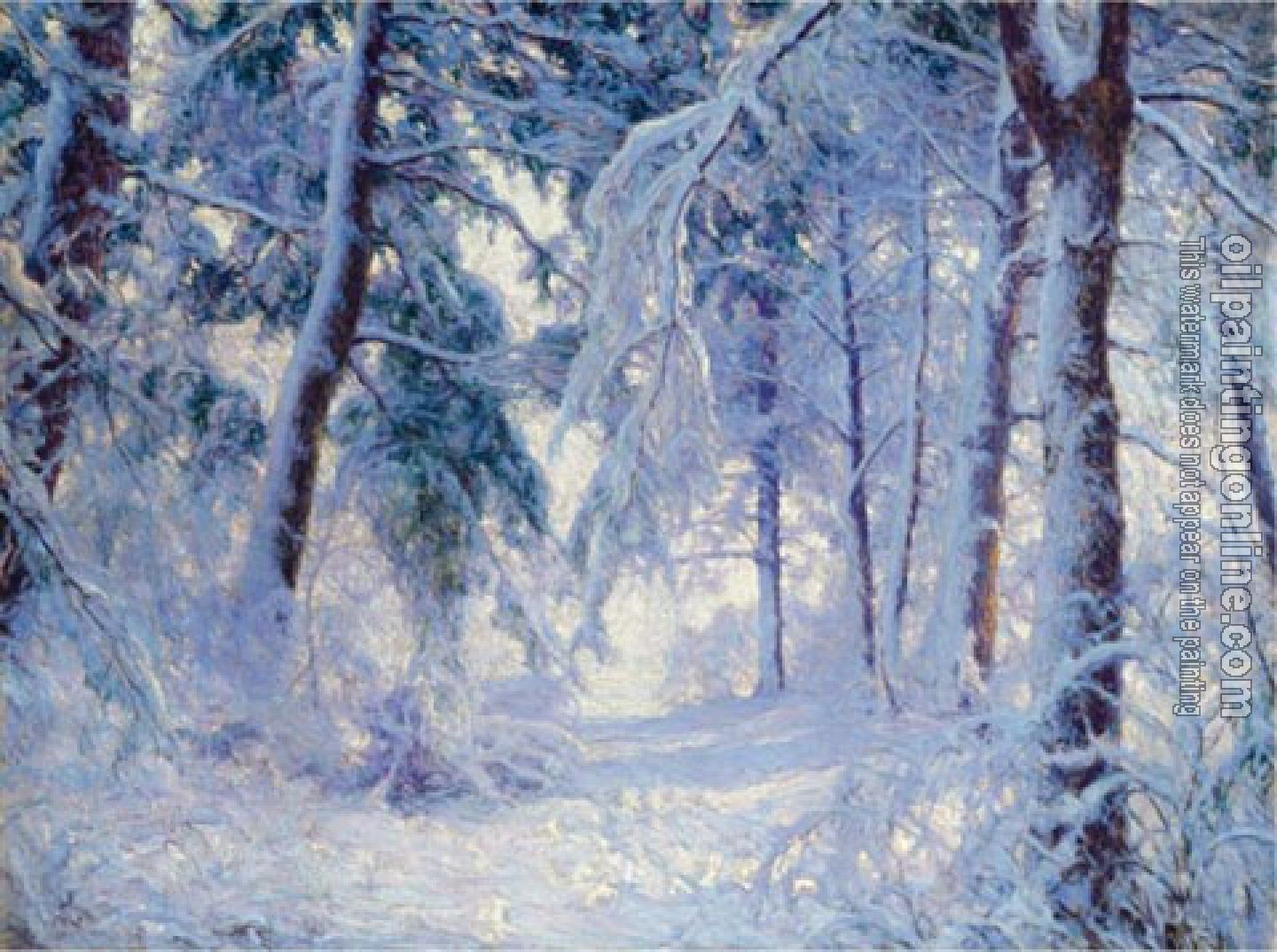 Walter Launt Palmer - Winter forest